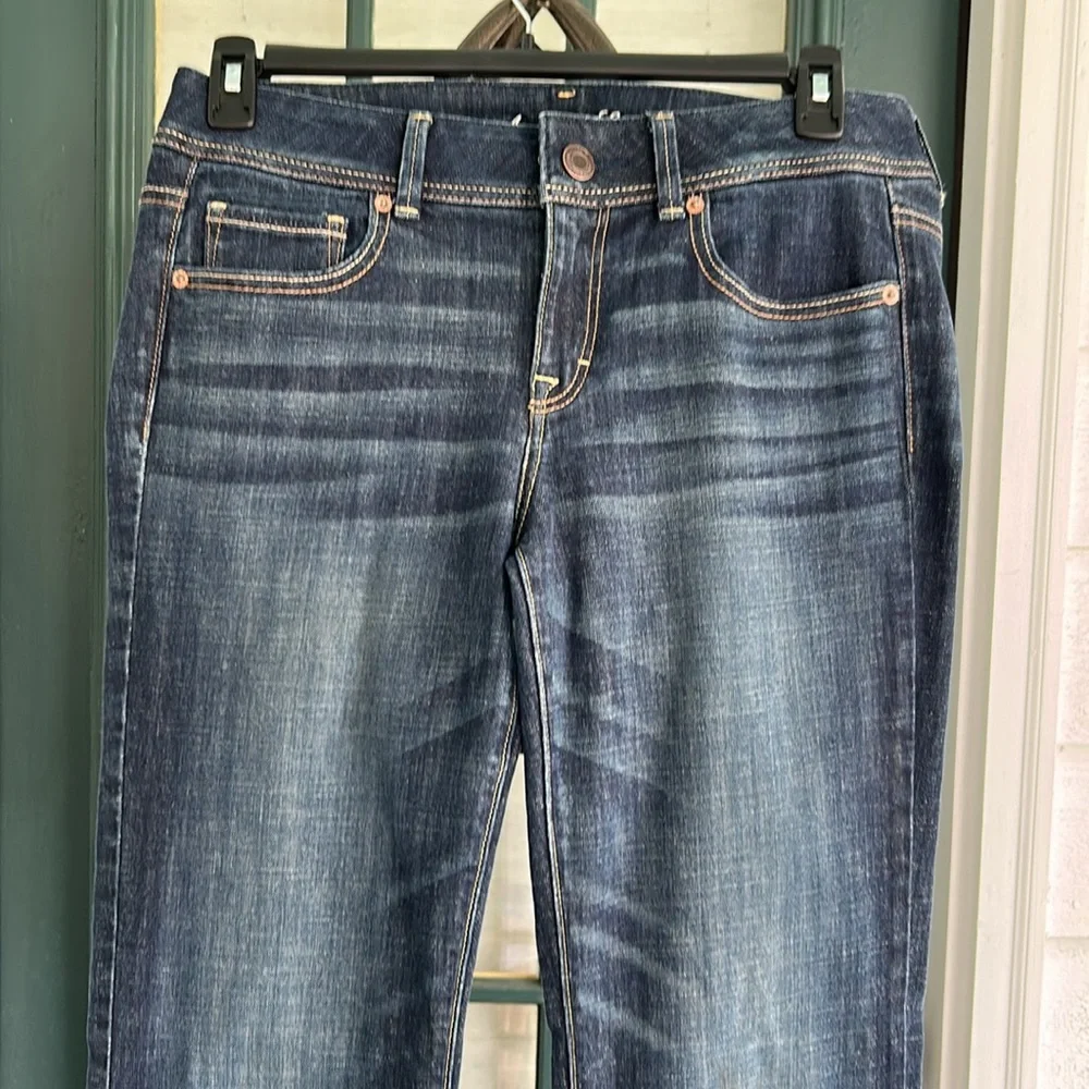 American Eagle Outfitters Dark Wash Original Boot Cut Jeans size 10 Long